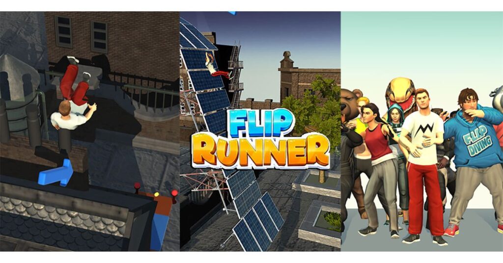Flip Runner parkour game