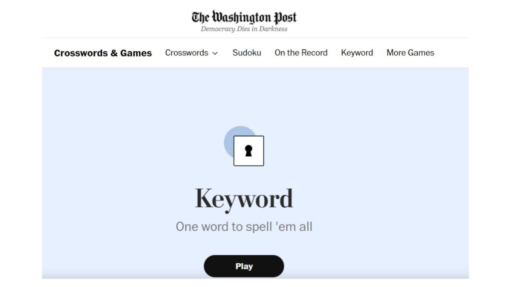 Keyword by Washington Post
